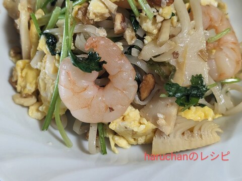 うちのパッタイ(タイビーフン炒め)